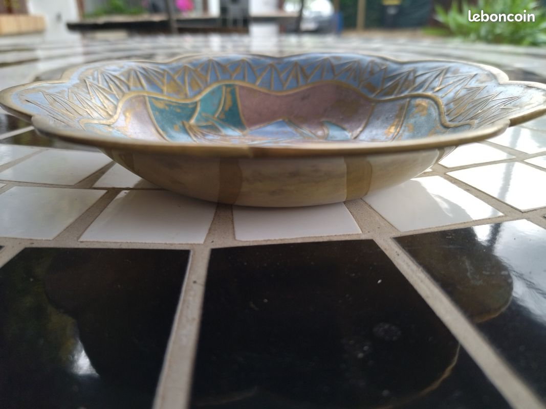 Coupelle/ assiette/vide poche laiton métal (image 2)
