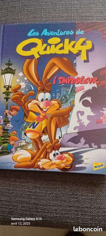 THE ADVENTURES OF Quicky Nestle Nesquik Céréale Puzzle 1996 Rétro Annonce EUR 14,99 - FR