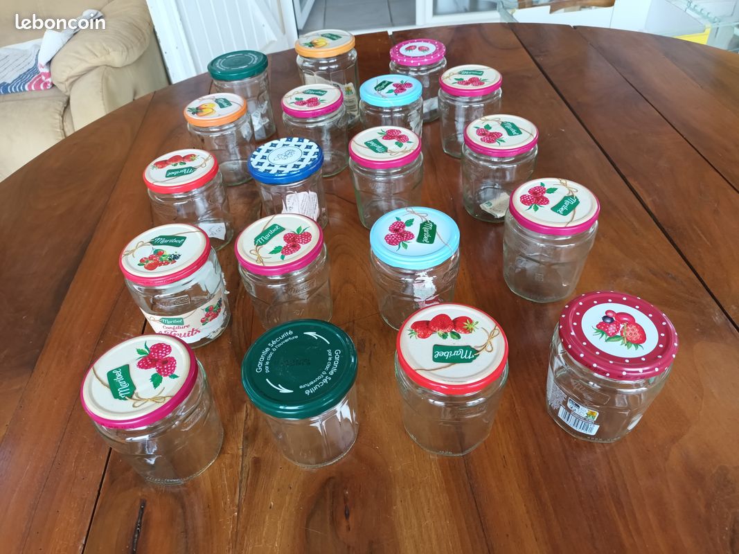 19 Bocaux couvercle à vis pour confiture ou autre - Excellent état (image 2)