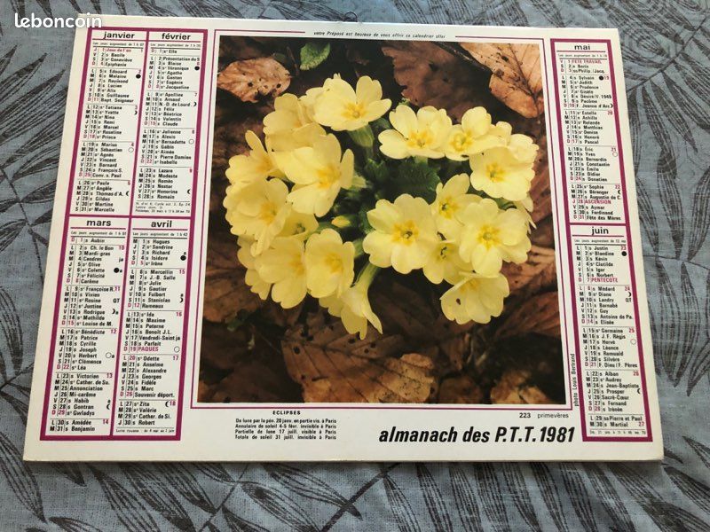 Télévision - Télé 7 jours Almanach TV 1986