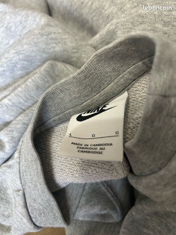 Pull Nike gris (image 3)