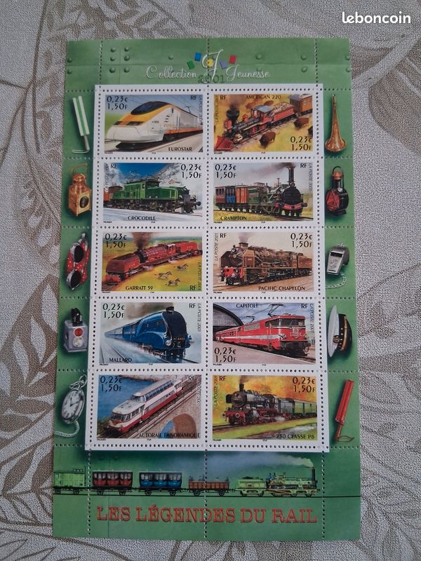 3 planches timbres Collection Jeunesse 2001 2002 2003 (image 2)