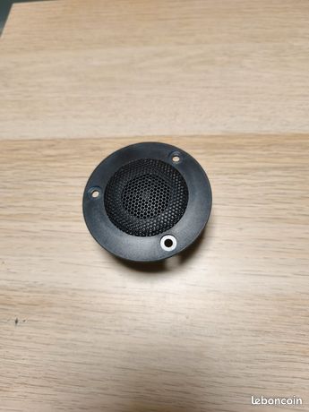 Dilwe Tweeter audio Paire de tweeter à dôme de voiture 6 1/2 pouces
