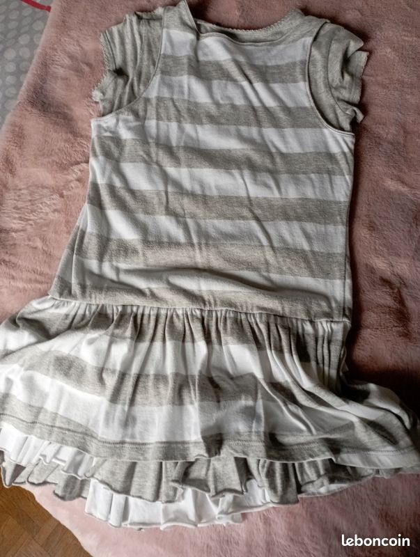 Robe Bébé Fille Monsoon - Taille 12-18 Mois - Couleur Mink (beige) - Neuf Avec étiquettes