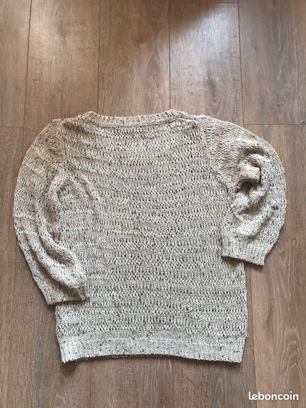 Pull doré Massimo Dutti taille 38 (M) (image 3)