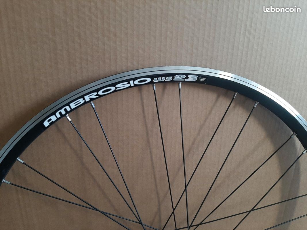 Paire De Jantes Ambrosio Excellence Noir, 32 Trous, 622x13mm - Pour Vélo De Route, état Neuf NOS