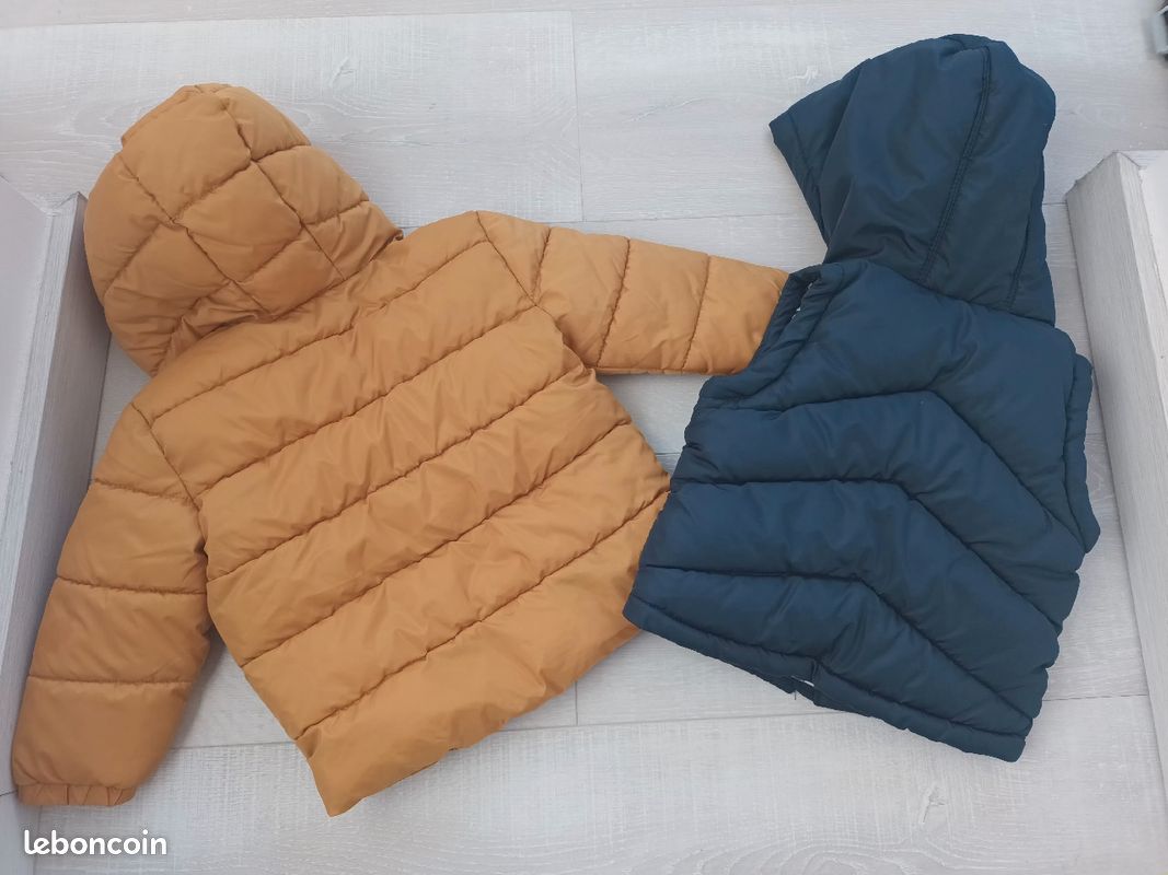 Lot de 2 doudounes 12 mois (image 2)