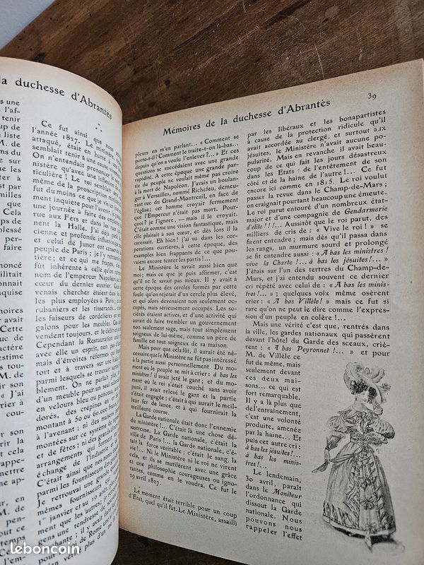 Livre ancien : Loviot - Mémoires de la Duchesse d'Abrantès (image 8)