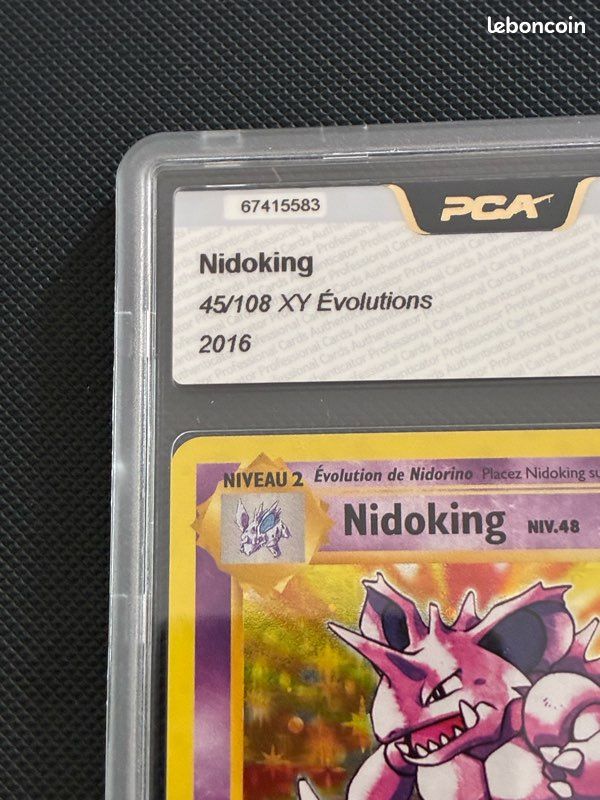 2016 nidoking pokemon card value Carte Pokémon Nidoking 45/108 XY Évolutions PCA 9 2016