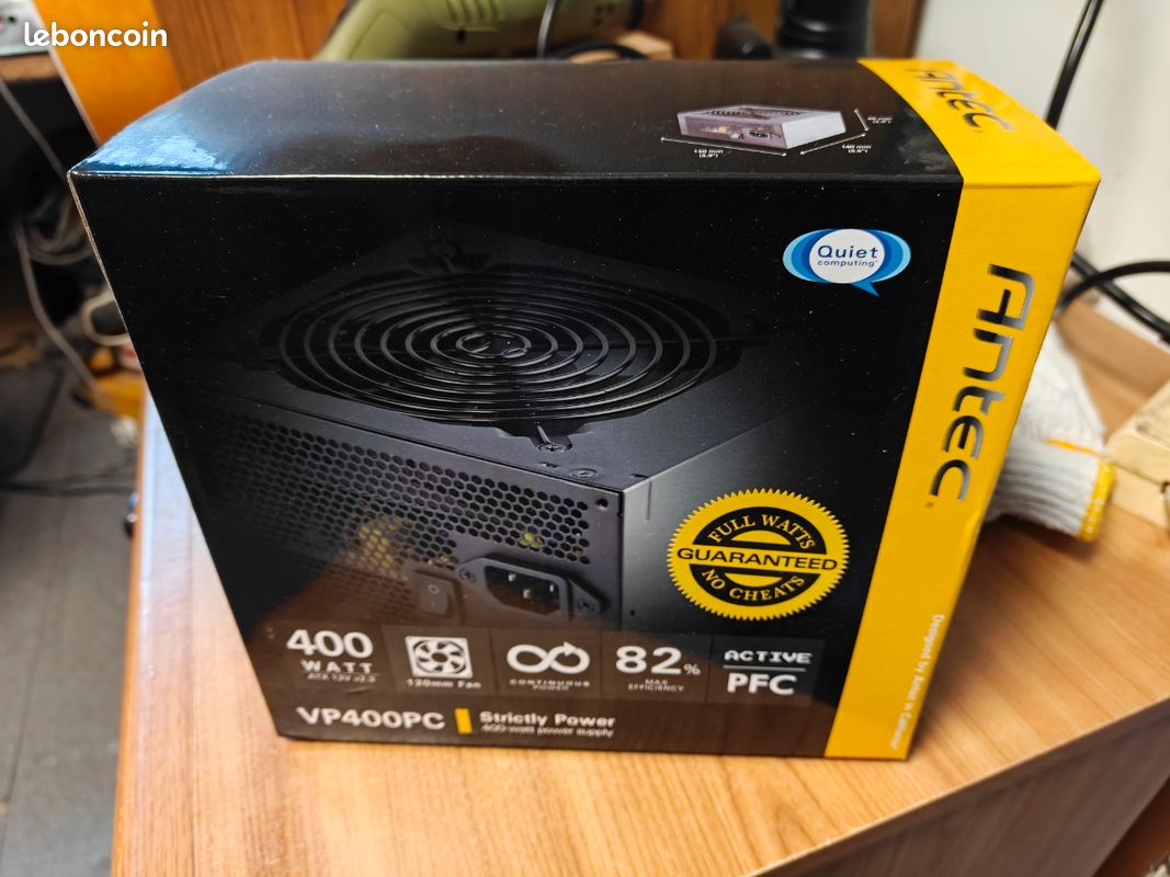 Alimentation PC Xilence 400W - Modèle Xp400r6 - 230V - Noire - Occasion