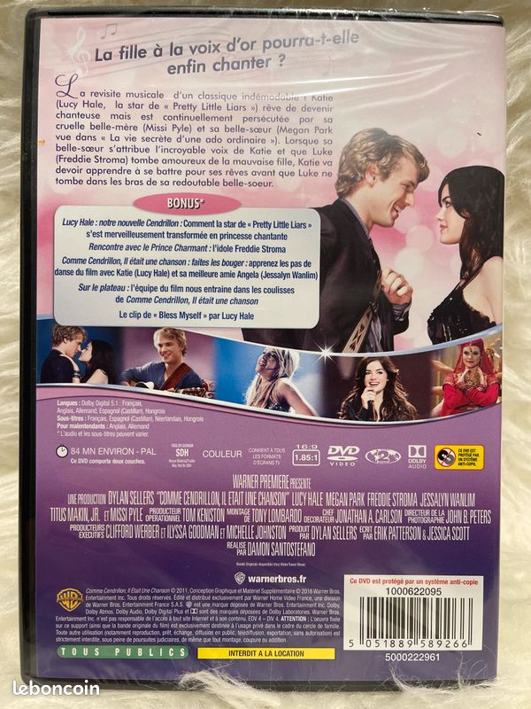 2 DVD « comme Cendrillon » neuf (image 3)