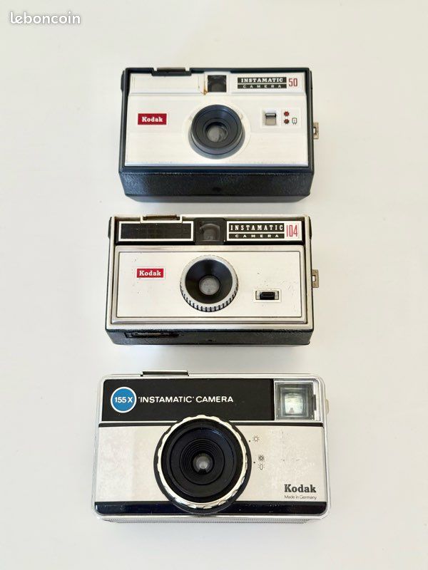 LOT De 5 Appareils Photos Argentiques Kodak Instamatic (Occasion, Collection)