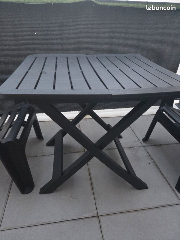 6pdq Foldable Gracious Living Folding Adirondack Side Table Gracious Living  Adirondack 14195-6PDQ Side Table, Resin Table