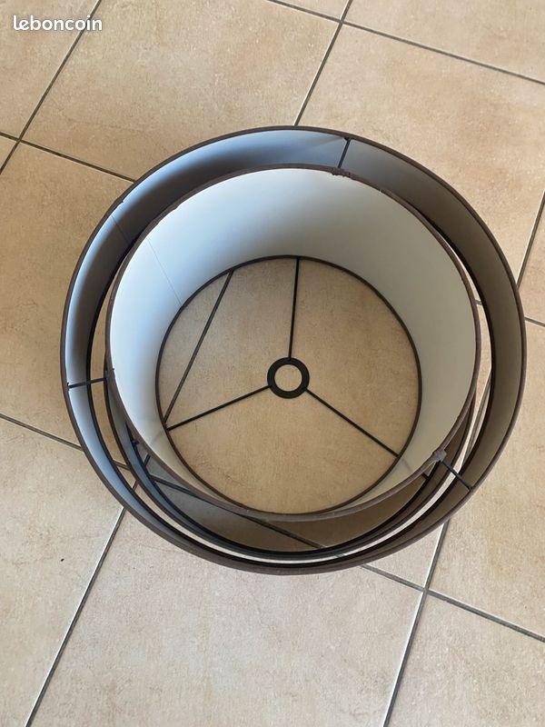 Abat jour double 50 cm (image 3)