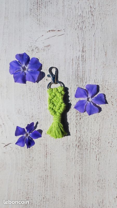 Portes clés macramé (image 3)
