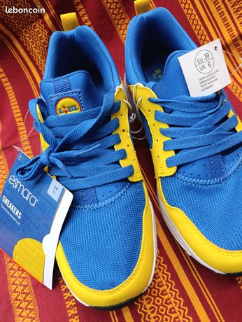 Baskets Lidl Édition Limitée - Taille 46 EU - Multicolore - Neuf Sans Emballage