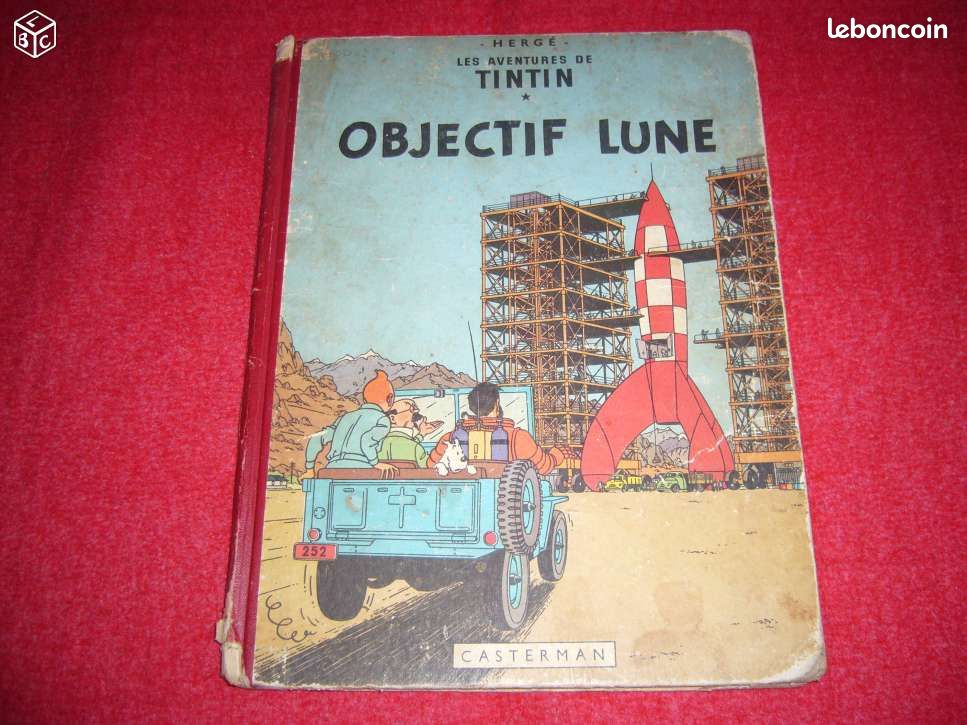 Tintin Objectif lune, 2ème trimestre 1954 (image 1)