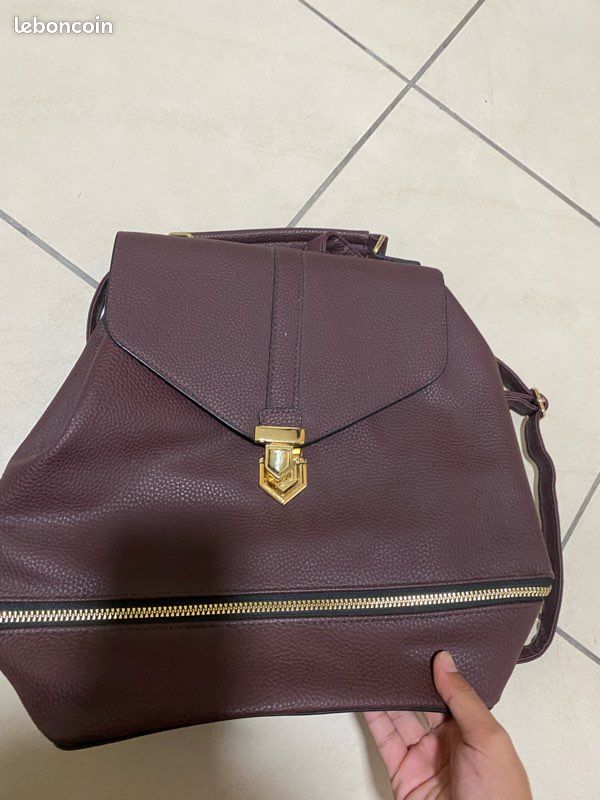 Sac à dos mauve (image 1)