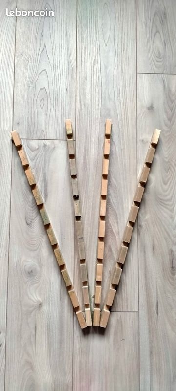 Collier extensible en perles de verre taillées | Mercerie et Tissus