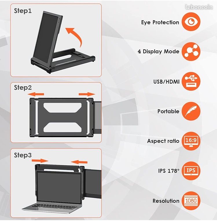 Moniteur portable pour ordinateur (image 3)