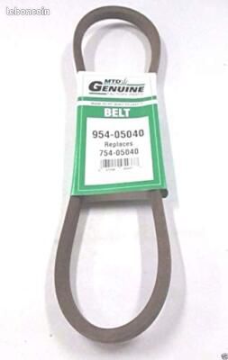 Courroie de pont tondeuse MTD OEM 1/2 x 104 – Réf 954-05040 (image 1)
