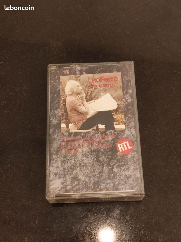 Cassette audio Léo Ferré Avec le temps (image 1)