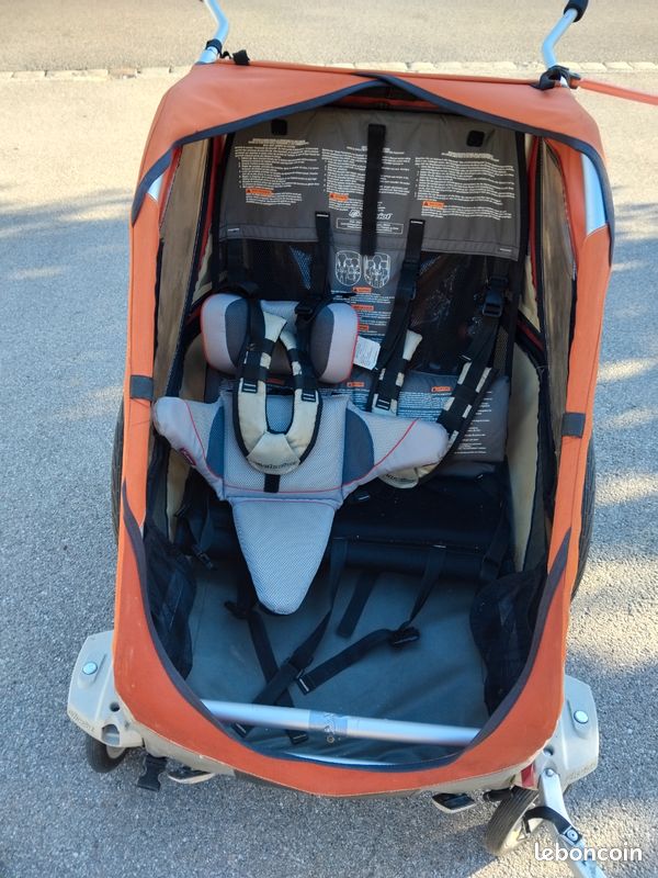 Remorque vélo places kit bébé et chancelière (image 2)
