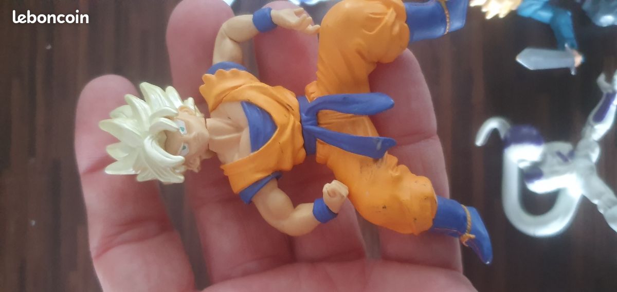 Lot de 6 figurines dragon ball dbz bandai gashapon semi articulées (image 2)