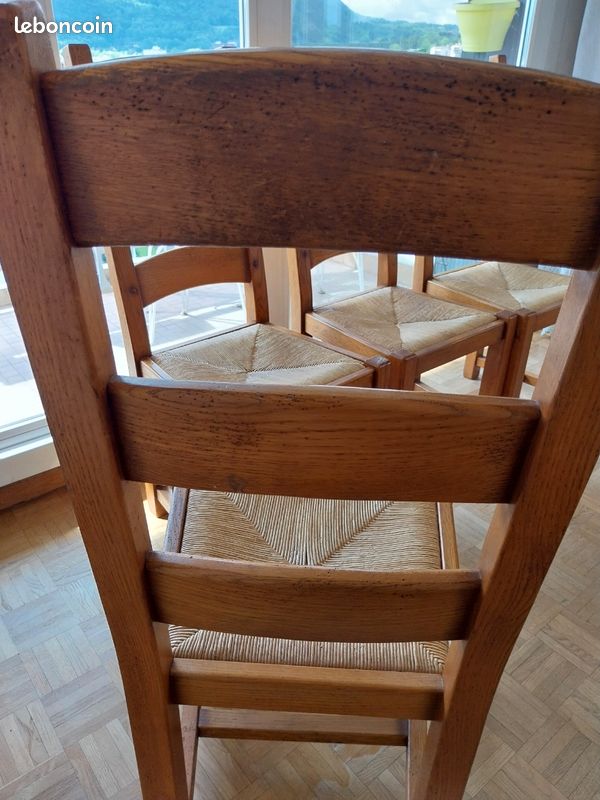 Chaises en chêne vintage (image 8)