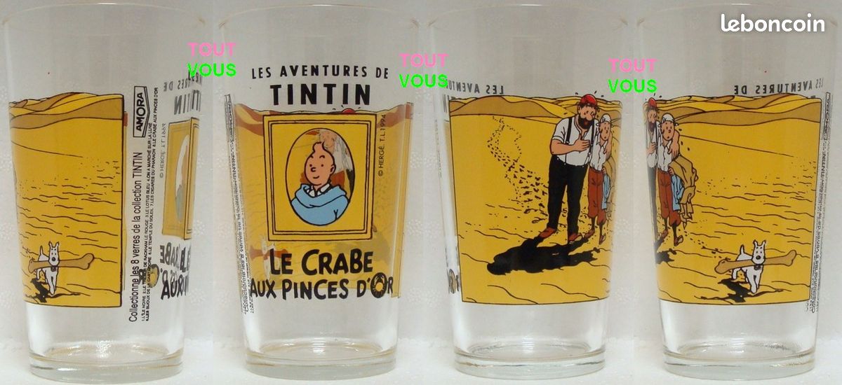 Verre à Moutarde Amora 1994 – Grande Taille – Les Bijoux De La Castafiore (Tintin) – Occasion
