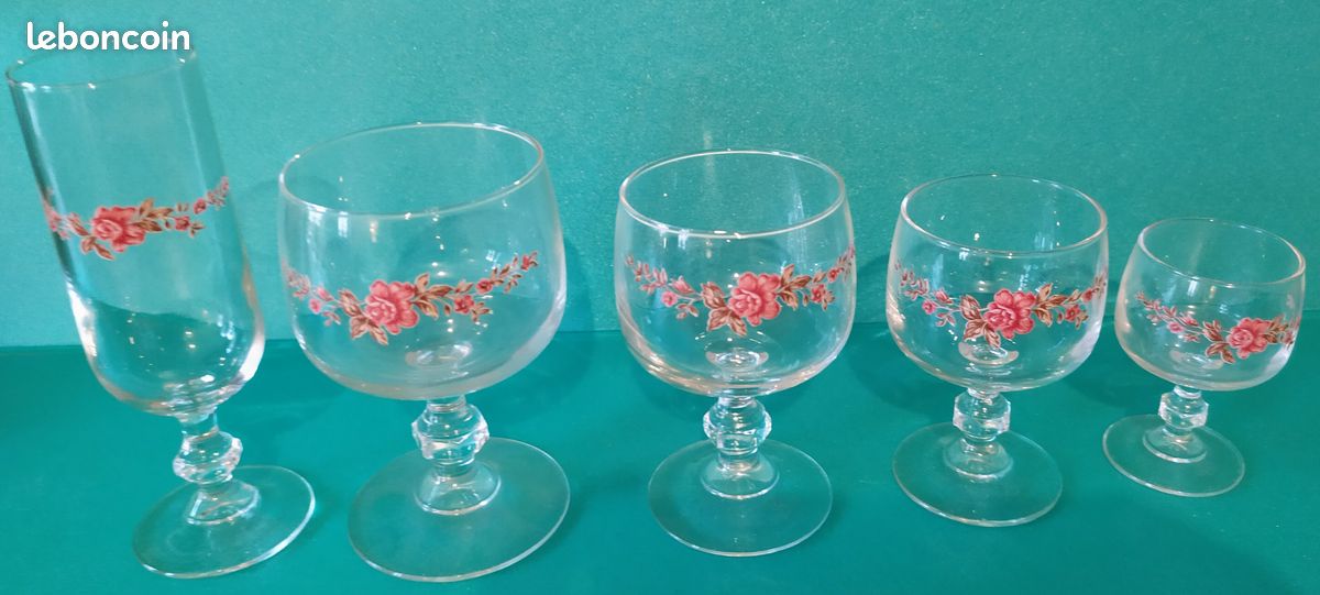 Verres vintage 60/70 (image 5)