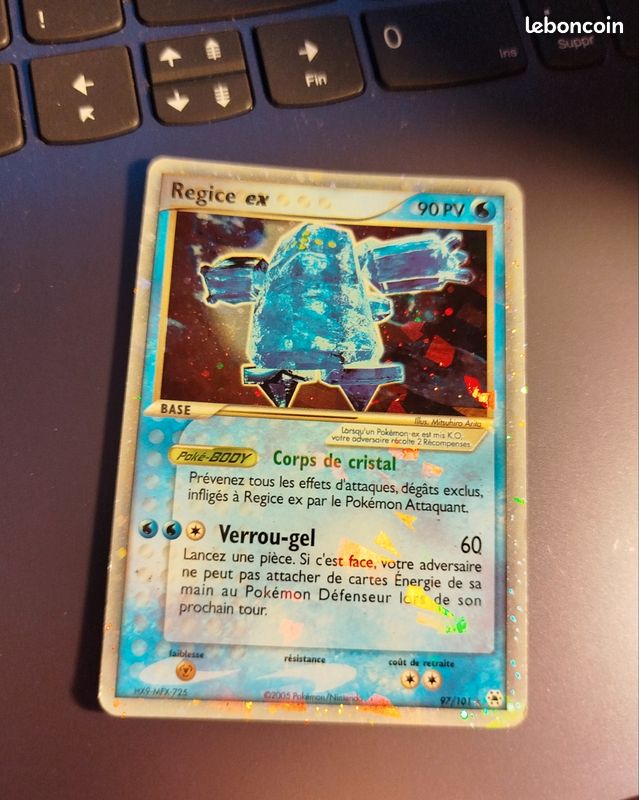 Carte pokmon Regice ex - Collection Carte pokmon Regice ex - Collection
