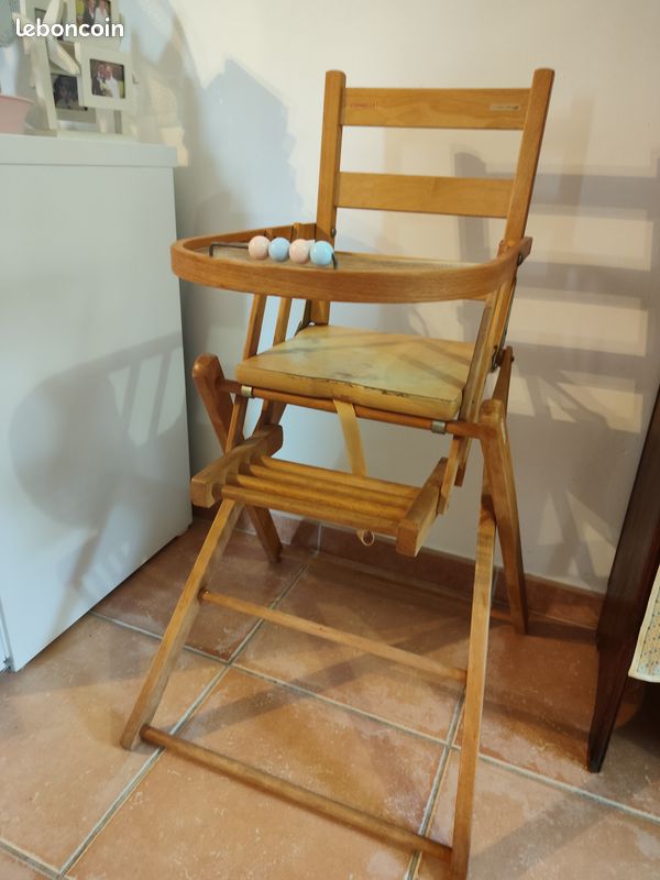 Chaise haute bois - combelle (image 1)