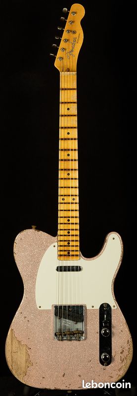 Fender Custom Shop Wildwood 10 – Telecaster 1955 Heavy Relic – Shell Pink Sparkle (image 5)