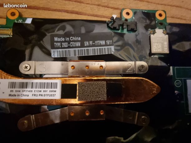 Cadre écran (bezel) 8SSM10K Pour Lenovo ThinkPad X13 Gen1 - Occasion, Garantie 6 Mois
