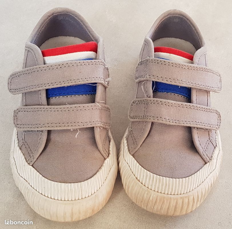 BASKETS EN TOILE LE COQ SPORTIF - pointure 24 (image 1)