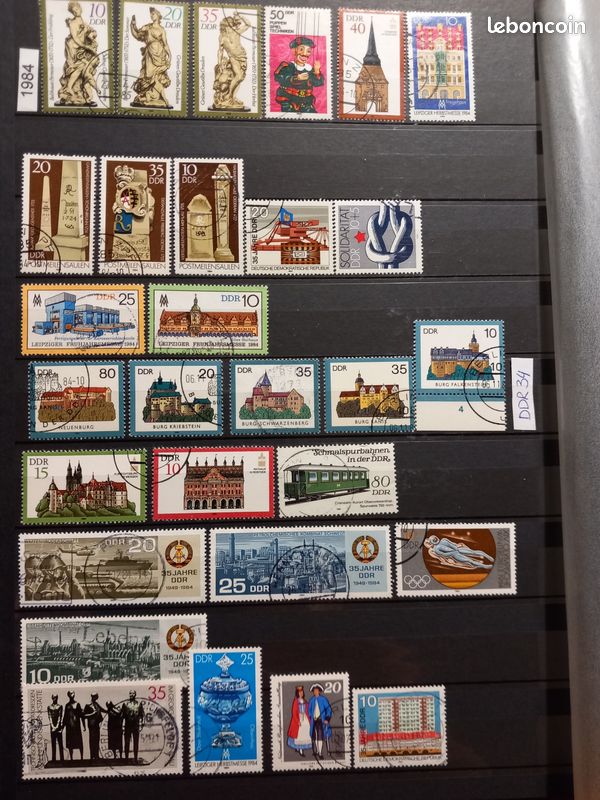 Objets De Collection Allemands Tim Et Struppi - Au Tibet Et Timbre Du Soleil - Très Bon État