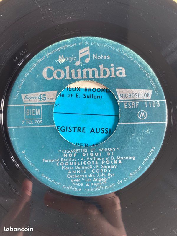 Vinyle Annie Cordy – Cigarettes & Whisky (image 3)