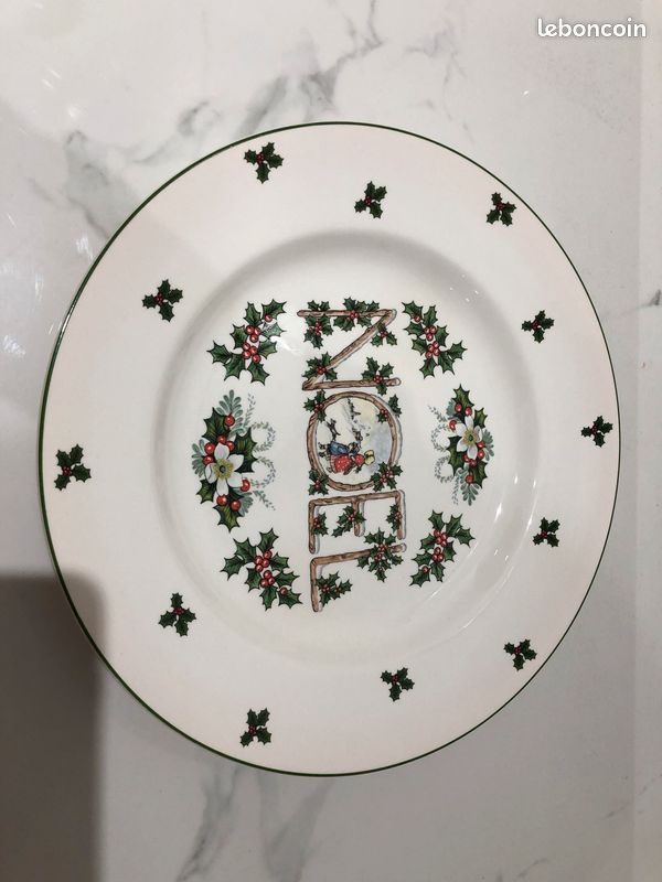 Grand plat assiette de noel neuf (image 1)