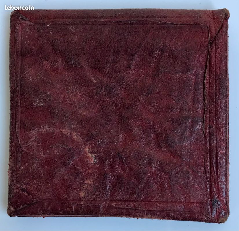 Porte-monnaie Vintage En Cuir Années 1930 - Pièce De Collection Rétro - Occasion En Très Bon état - Fabriqué En France
