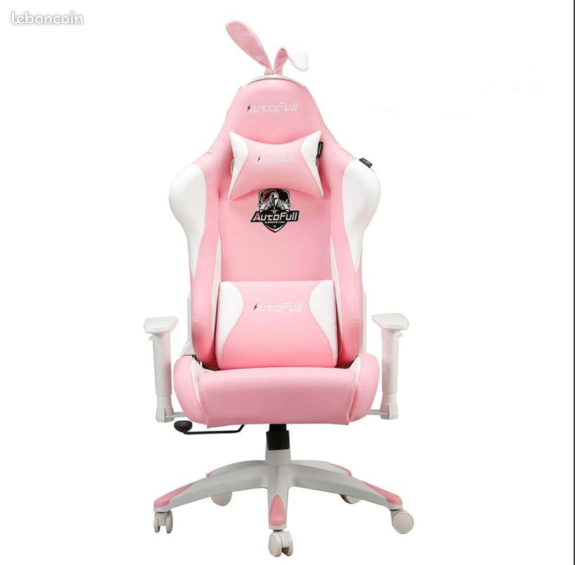 Chaise de gaming Autofull rose (image 2)