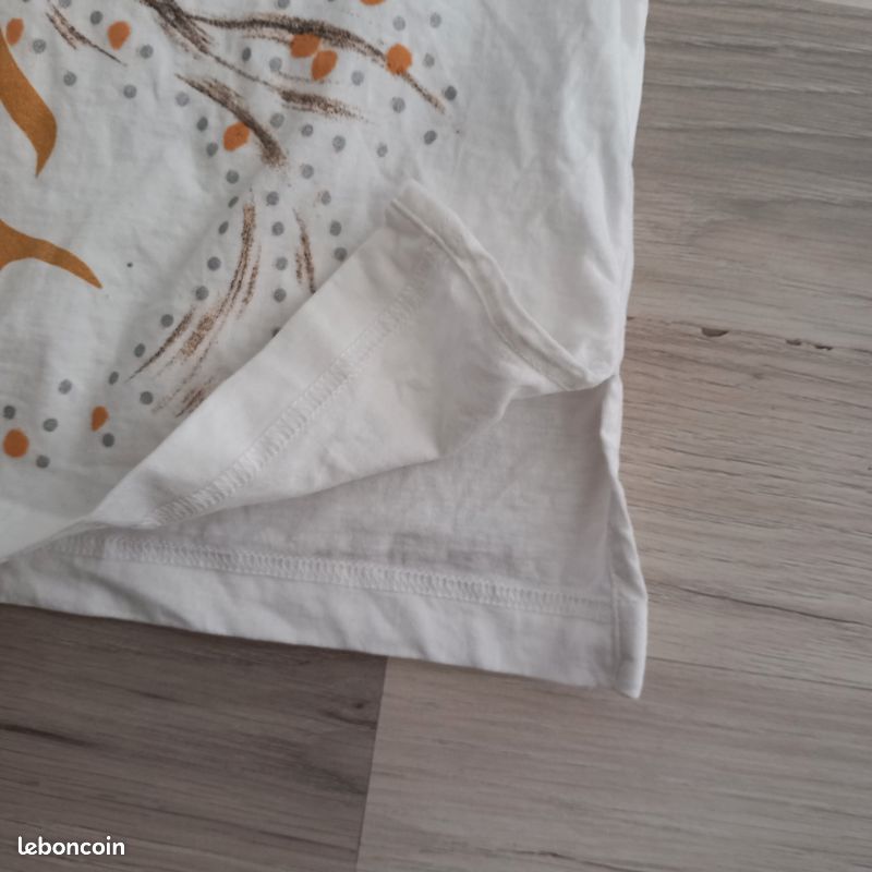 T-shirt femme blanc à motifs Tempo Reale taille M (image 6)