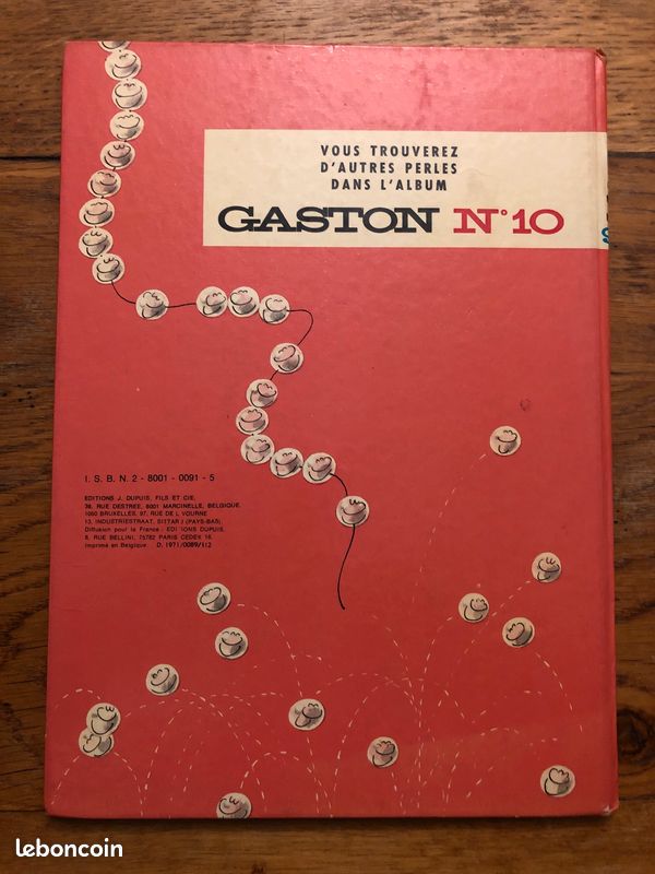 Gaston Lagaffe 9 Le Cas Lagaffe 1975 (image 2)
