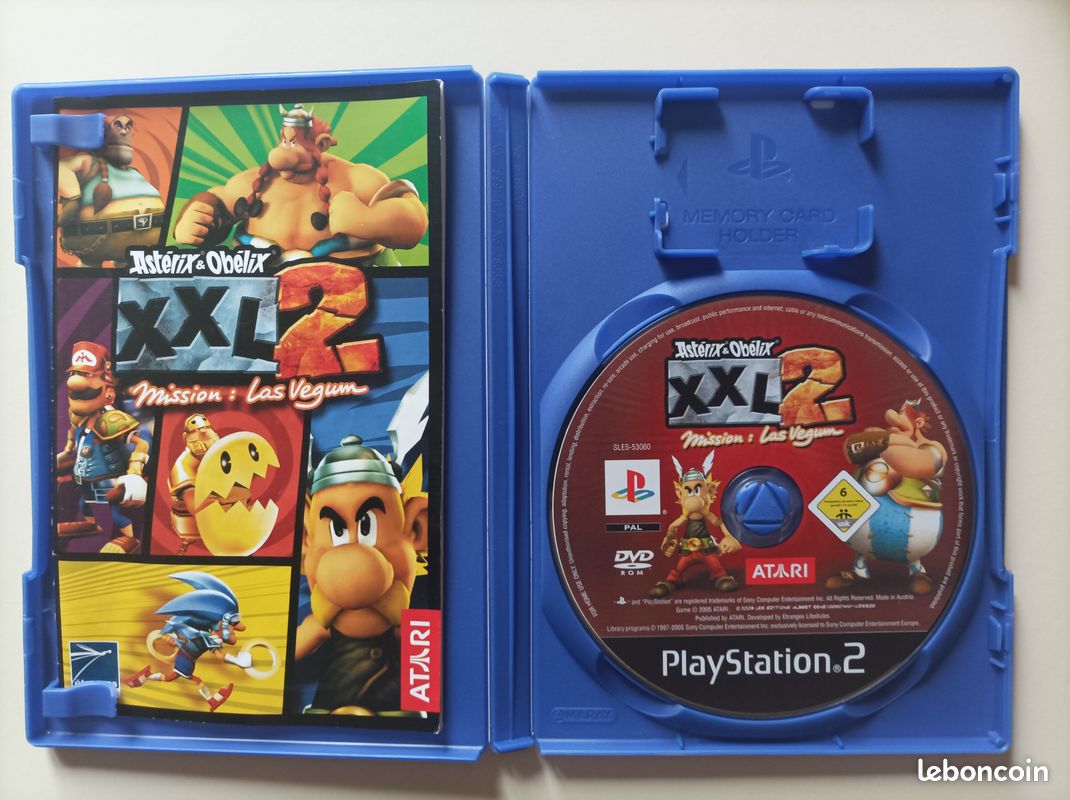 PS2, Jeu ASTERIX & OBELIX XXL 2 Mission : LAS VEGUM, complet en très