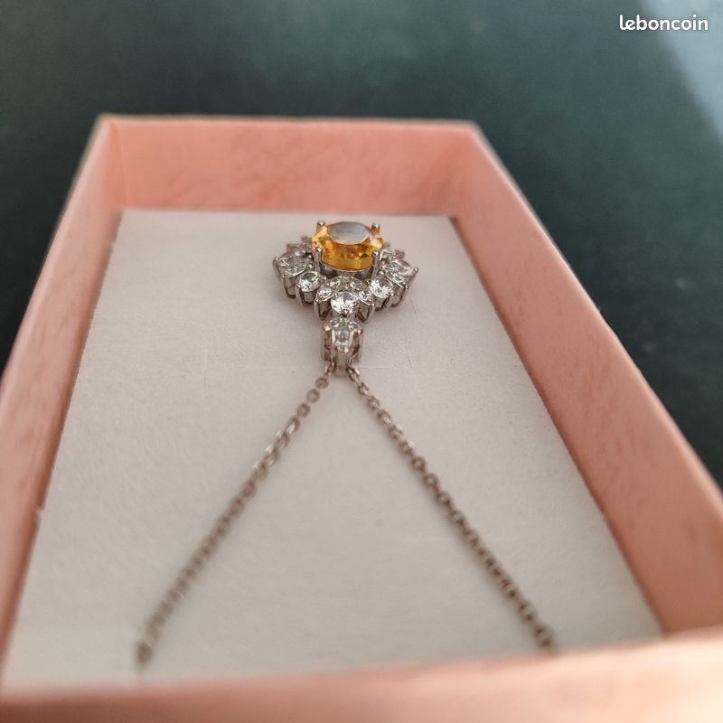 Collier avec pendentif vintage en argent 925 (image 2)