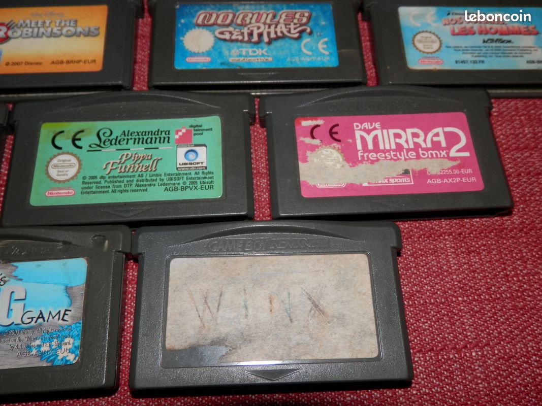 Lot 17 jeux GBA Game boy advance ; stuntman , shrek , roi scorpion , antz , nos voisins , sheep , mirra 2 , kao , robinsons , winx , ledermann , ...... (image 5)
