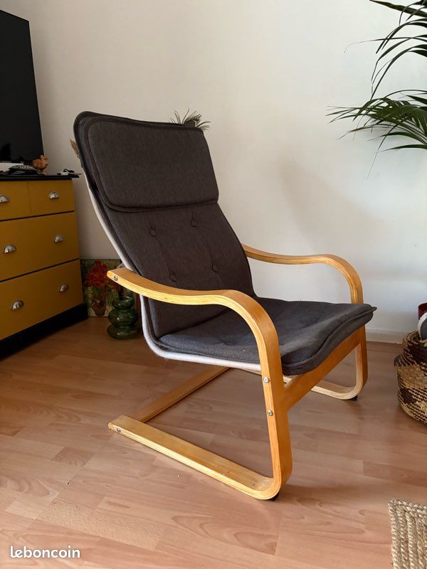 Fauteuil de relaxation, style scandinave (image 1)