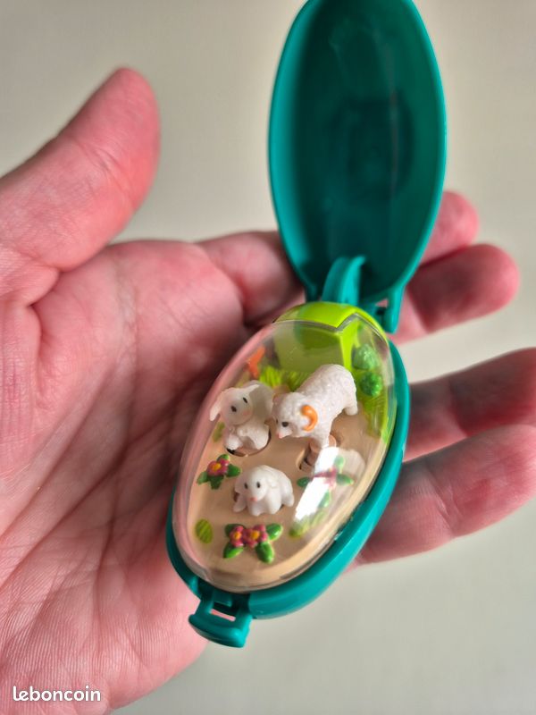 Porte-clés Vintage 2006 Takara Pocket Critters - Velociraptor Attack, Neuf