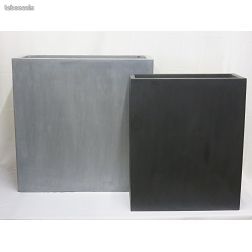 Vends jardinière haute FIBERSTONE grise NEUVE L.92cm P.28cm H.70cm (image 1)