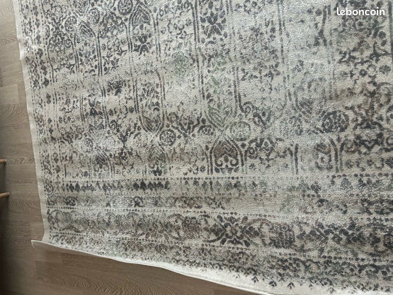 Tapis oriental/ persan greige gris (image 6)